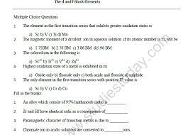 cbse cl 12 chemistry d and f block