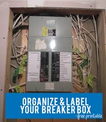 Customize your electrical panel labels to provide all of the necessary instructions to operate equipment. Breaker Panel Label Template Tablon