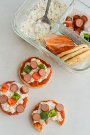 diy pizza lunchable high protein