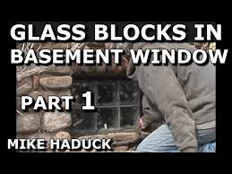 A Basement Glass Block Window Diy