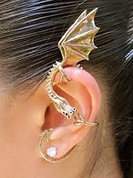 Free shipping on your first order shipped by amazon. Amazon Com Dragon Ear Wrap Bronze Dragon Ear Cuff Elfin Dragon Ear Wrap Dragon Jewelry Game Of Thrones Inspired Jewelry Khalessi Costume Non Pierced Earring Dragon Jewelry Handmade
