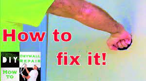 how to repair hole in wall tutorial