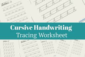 Lowercase Cursive Handwriting Worksheet Free