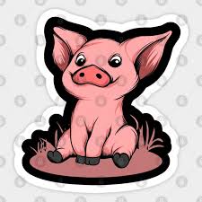 happy piglet graphic pig lover gift