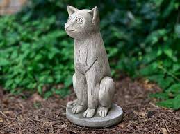 Funny Cat Statue Cement Cat Sculpture