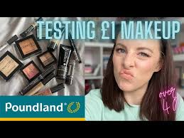 poundland makeup testing a full face