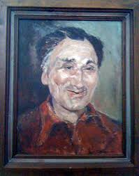 Sylvia Turkington painted this 1975 oil-on-canvas portrait of Johnny Parks two years after Parks died. The portrait now hangs in the home of Marcia King. - cache-turkington-portrait-of-jp-2