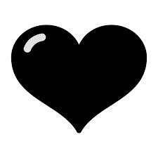 Black Heart Outline Clipart Image 215170