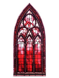 Stained Glass Window Medieval Arches