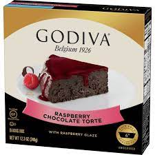 Godiva Raspberry Chocolate Torte With Raspberry Glaze Cake Mix 12 Oz  gambar png