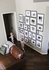 a floor to ceiling gallery wall you can