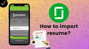 how to import resume on gldoor