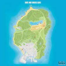 the map of cars in gta 5