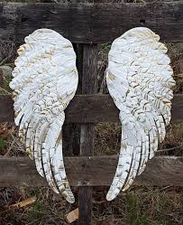 Metal Angel Wings Wall Decor Angel