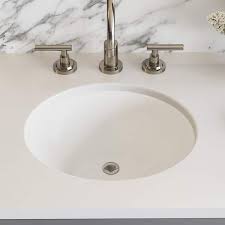 undermount ceramic oval bathroom sink