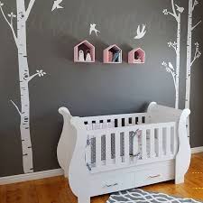 2 6m Birch Trees Wall Sticker 3 Tall