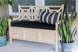 How To Build A Diy Outdoor Storage Bench