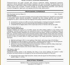 Resume Templates Real Estate Manager Property Examples Download