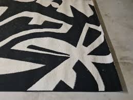 black white area rug rugs carpets