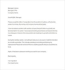 10 Two Weeks Notice Letter Templates Pdf Doc Free Premium