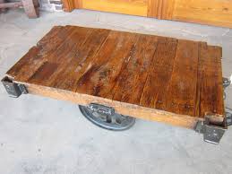Rustic Coffee Table From A Reclaimed
