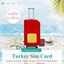 ulink travel prepaid turkey sim card is