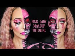 half skull half beauty makeup tutorial