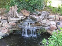 backyard garden waterfall ideas how