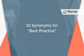 10 synonyms for best practice