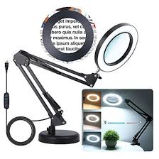 Real Glass Magnifying Lamp