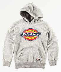 Dickies Boys Icon Grey Hoodie