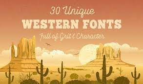 Every font is free to download! 30 Unique Western Fonts Full Of Grit Character Creative Market Blog