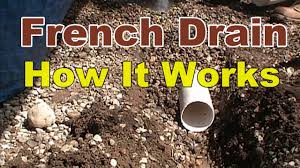 how a french drain works you