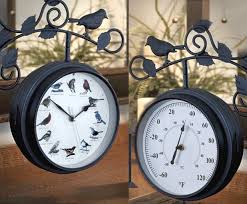 Singing Bird Clock Thermometer