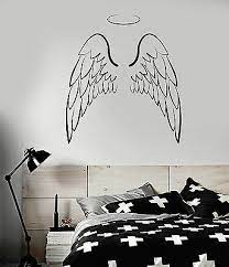 Vinyl Wall Decal Angel Wings Bedroom