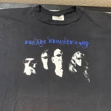 vine square grouper band t shirt