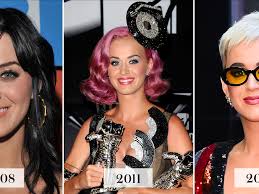 In short her hairstyles can be worn any age of women. Katy Perry S Hair Evolution From Mermaid Dream To Platinum Pixie Allure