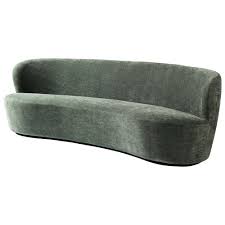 stay oval sofa green black base