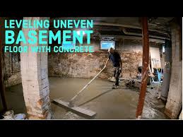 Leveling Uneven Basement Floor With