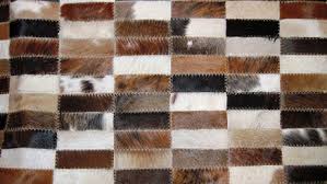 the patchwork cowhide rug or carpet
