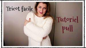 Pull en grosse maille! Tricot facile! Sweater in big knit! Easy Knit! ❄ -  YouTube