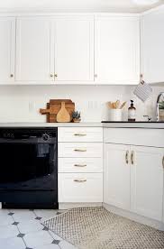 add trim and paint your laminate cabinets