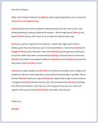 17 excellent character reference letter