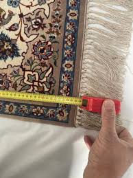 Isfahan Hand Tied Silk Wall Rug With