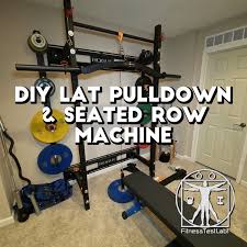 diy lat pulldown and seated row machine