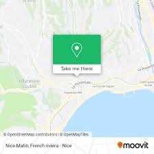 how to get to nice matin in cagnes sur