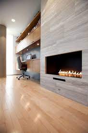 Linear Fireplace Tile Surround Ideas