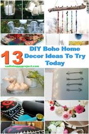 easy diy boho home decoration ideas