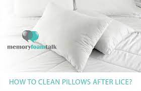 How To Clean Pillows After Lice