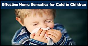 home remes for cold in children